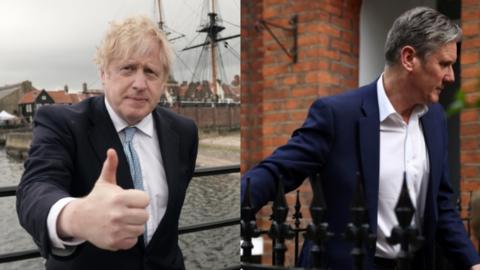 Boris Johnson and Sir Keir Starmer