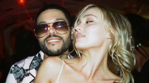 Abel Tesfaye aka The Weeknd and Lily-Rose Depp in The Idol