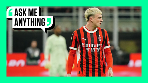 Alex Jiminez playing for AC Milan