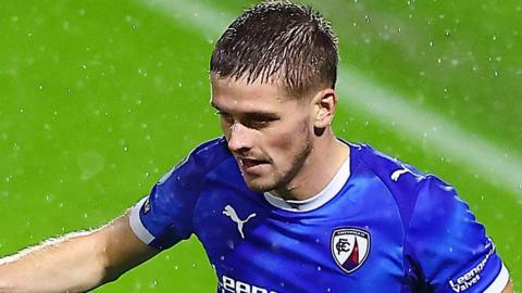 Ronan Darcy playing for Chesterfield
