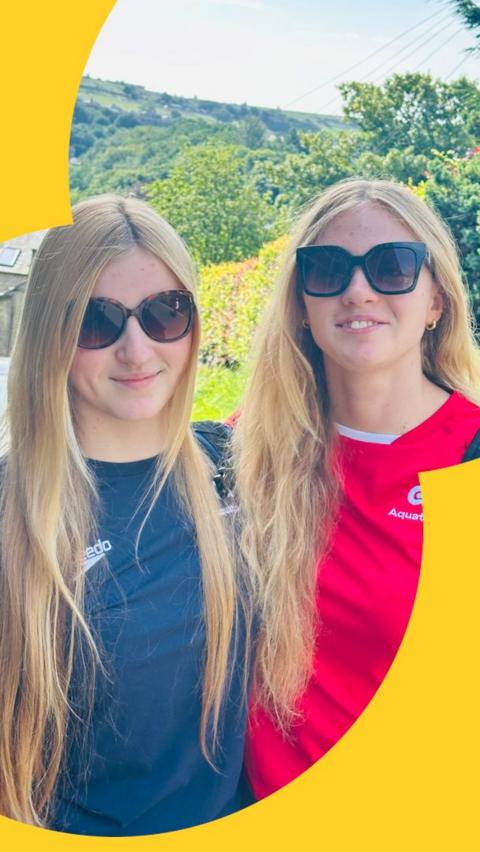 Para swimming sisters Astrid and Ursula Carroll