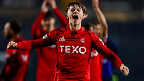 Dylan Lobban made his senior debut in Aberdeen's 1-0 win at Kilmarnock