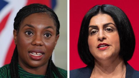 Composite of Badenoch and Mahmood