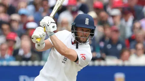 England opener Ben Duckett plays a shot