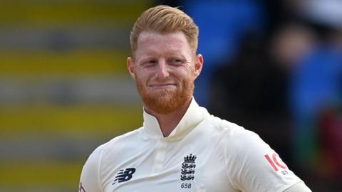 Ben Stokes grimaces