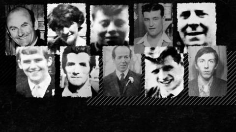 A priest and a mother of eight were among 10 people killed in Belfast after an Army operation in 1971