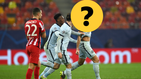 Who scored Chelsea's first goal in the knockout phase of the Champions League?