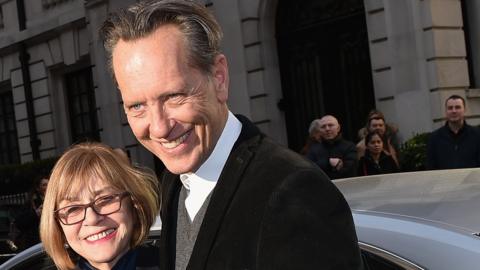 Richard E Grant and Joan Washington