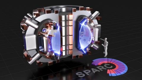The planned fusion reactor from CFS, Sparc.