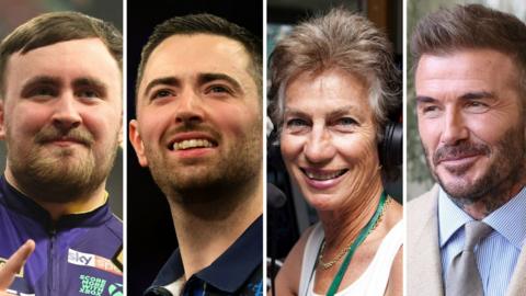 Luke Littler, Luke Humphries, Virginia Wade and David Beckham all feature in the King's Birthday Honours List