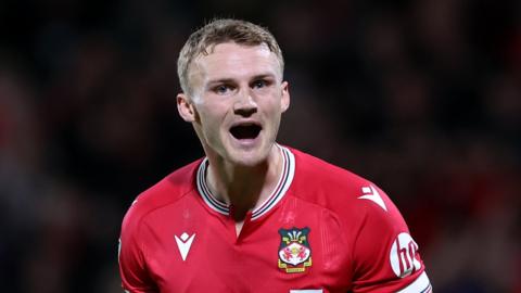 Wrexham player Sam Dalby