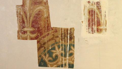 Some of the hidden paintings