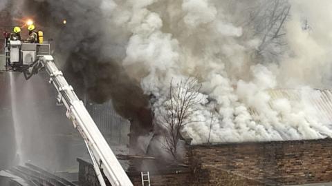 Fire in Rutherglen