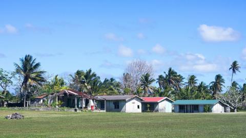 A small village on Niue