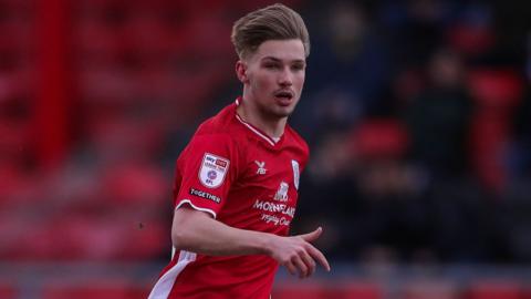 Joel Tabiner made his Crewe debut in January 2022