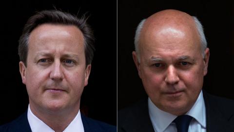 David Cameron and Iain Duncan Smith