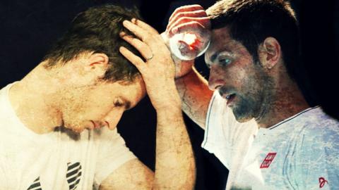 Andy Murray and Novak Djokovic