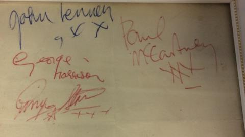 Fab Four signatures