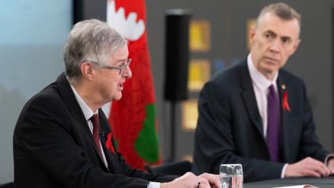 Mark Drakeford and Adam Price