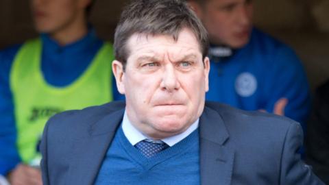 St Johnstone manager Tommy Wright