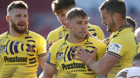 Wigan Warriors celebrate