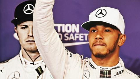 Lewis Hamilton and Nico Rosberg