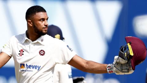 Emilio Gay in action for Northamptonshire