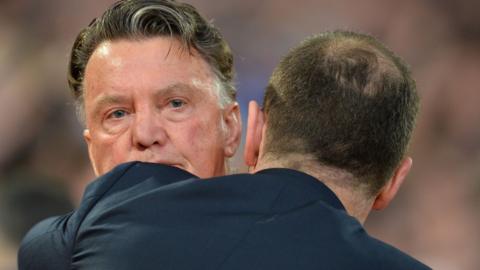 Louis van Gaal and Slaven Bilic