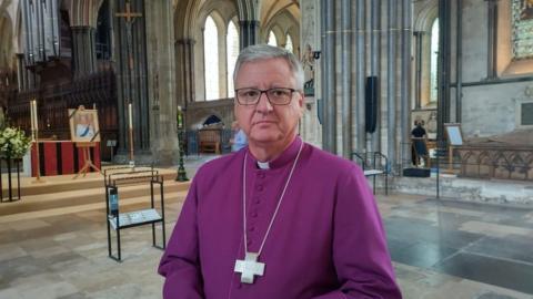 Bishop of Salisbury, the Rt Revd Stephen Lake,