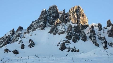 Dent de Burgin, in the French ski resort of Meribel
