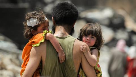 Family in Mosul