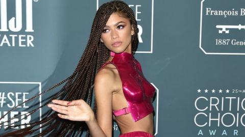 Zendaya at the 2021 Critics Choice Awards