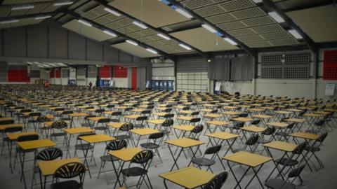 Hired exam hall