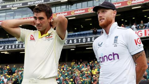 Ashes captains Pat Cummins & Ben Stokes