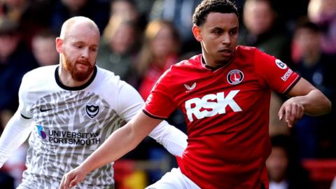 Action from Charlton 0-0 Portsmouth