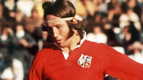 JPR Williams in action for the British & Irish Lions