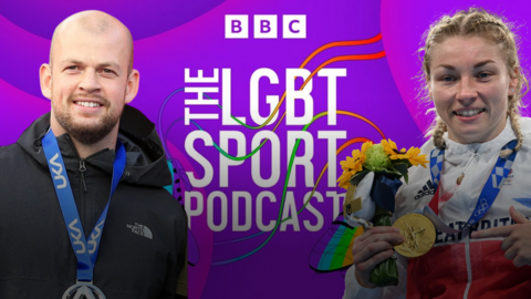 Osian Jones and Lauren Price have both appeared on the BBC's LGBT Sport Podcast