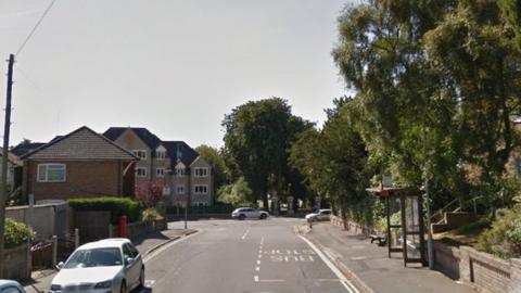 Parkstone Road, close to the junction with Bird's Hill Road