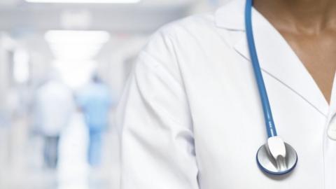 A doctor with stethoscope