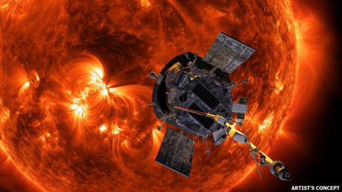 Artists impression of the Parker Solar Probe 