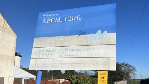 APCM recreation ground sign