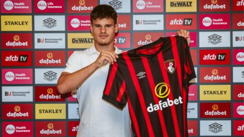 Milos Kerkez signs for Bournemouth