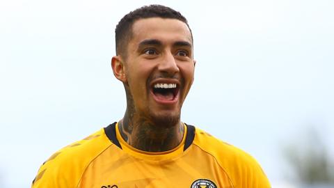 Courtney Baker-Richardson has joined Crewe after leaving Newport