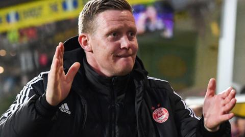 Aberdeen caretaker manager Barry Robson