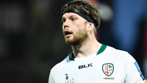 Ben Donnell in action for London Irish