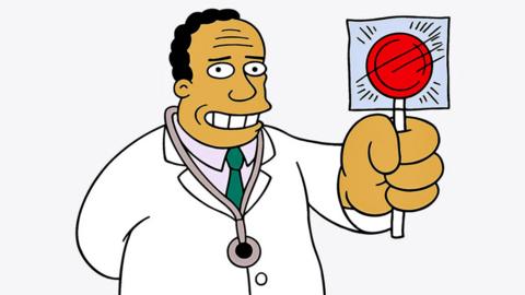 Dr Hibbert in The Simpsons