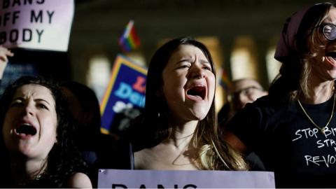 Protesters in Washington DC