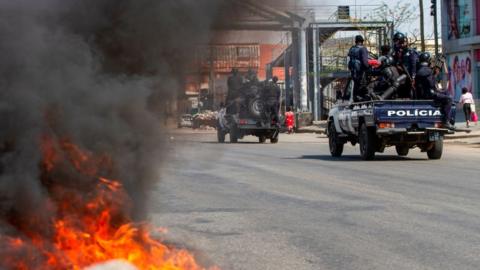 Clashes in Luanda on 11/11/20