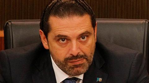 Lebanese Prime Minister Saad al-Hariri attends parliament in Beirut, Lebanon October 18, 2017