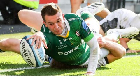 Tom Parton scores for London Irish